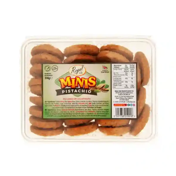 Regal Minis Pistachio Cookies 350g x 6