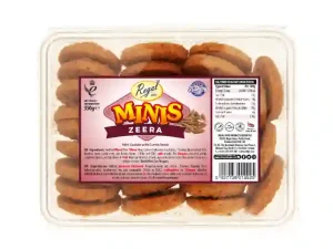 Regal Minis Zeera Cookies 350g x 6