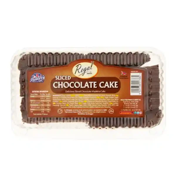 Regal Chocolate Sliced Cake 10pcs x 6