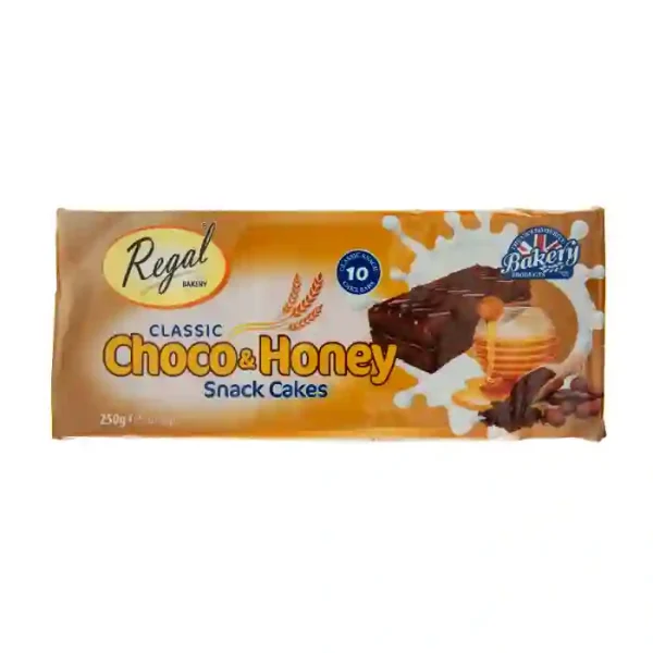 Regal Choc & Honey Snack Cakes 250g x 12