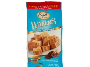 Regal Chocolate Wafers 350g x 12