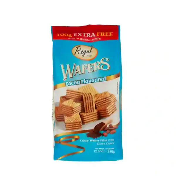 Regal Chocolate Wafers 350g x 12