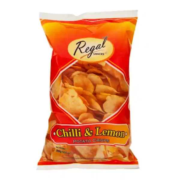 Regal Chilli Lemon Crisps 300g x 8
