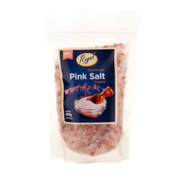 Regal Coarse Pink Salt Pouch 800g x 12