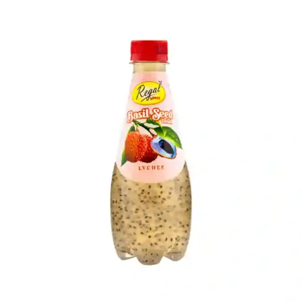 Regal Lychee Basil Seed Drink 320ml x 12