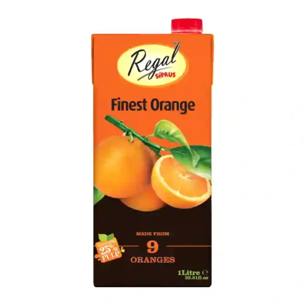 Regal Orange Juice Tetra 1Ltr x 8