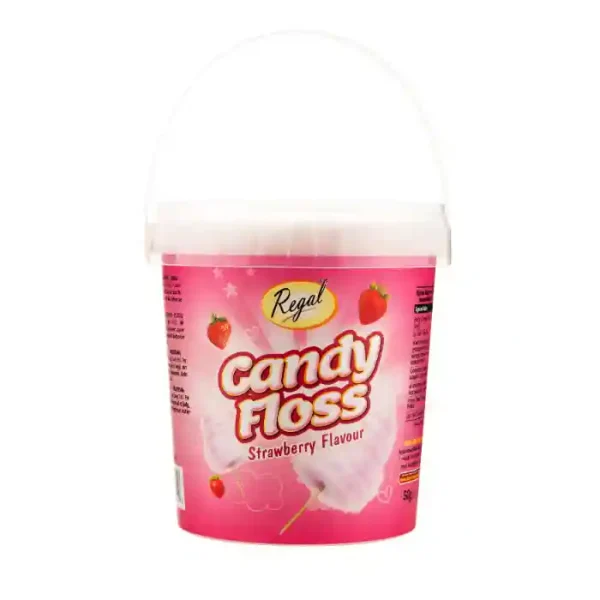 Regal Strawberry Candy Floss 50g x 12